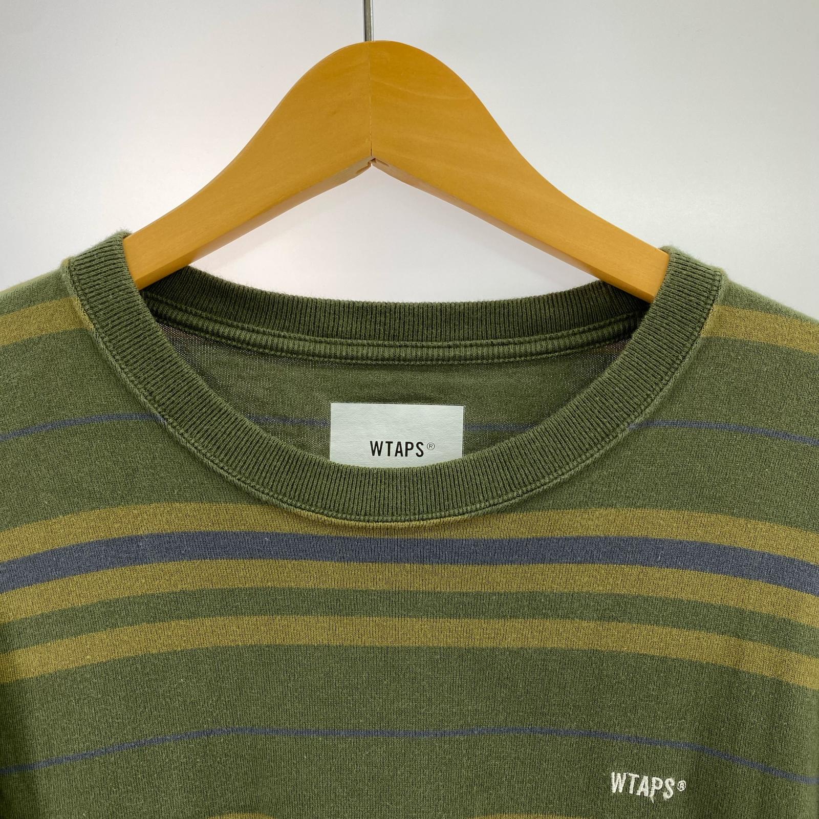 長袖Ｔシャツ 23SS BDY 02 / LS / COTTON. TEXTILE. ボーダー グリーン