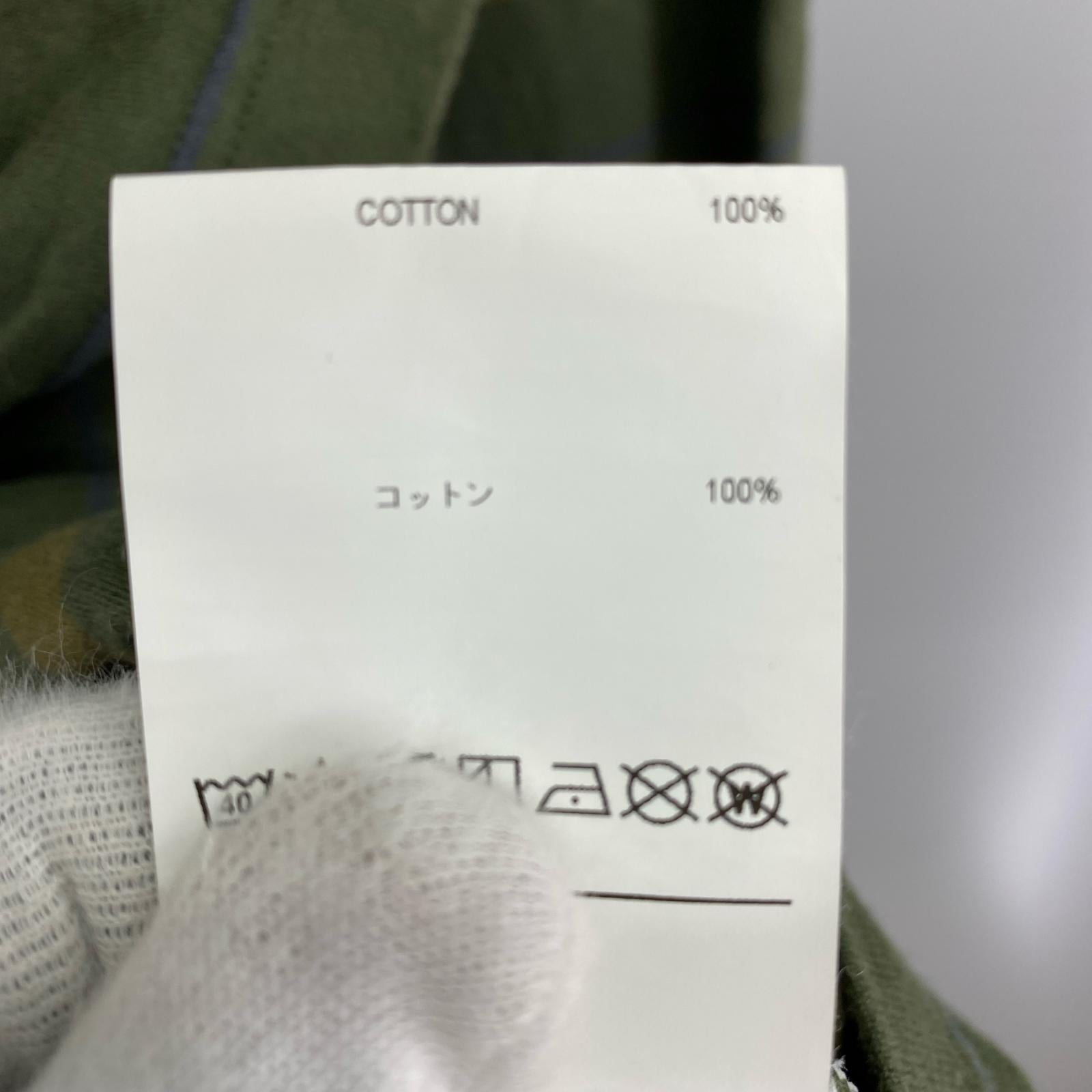 長袖Ｔシャツ 23SS BDY 02 / LS / COTTON. TEXTILE. ボーダー グリーン