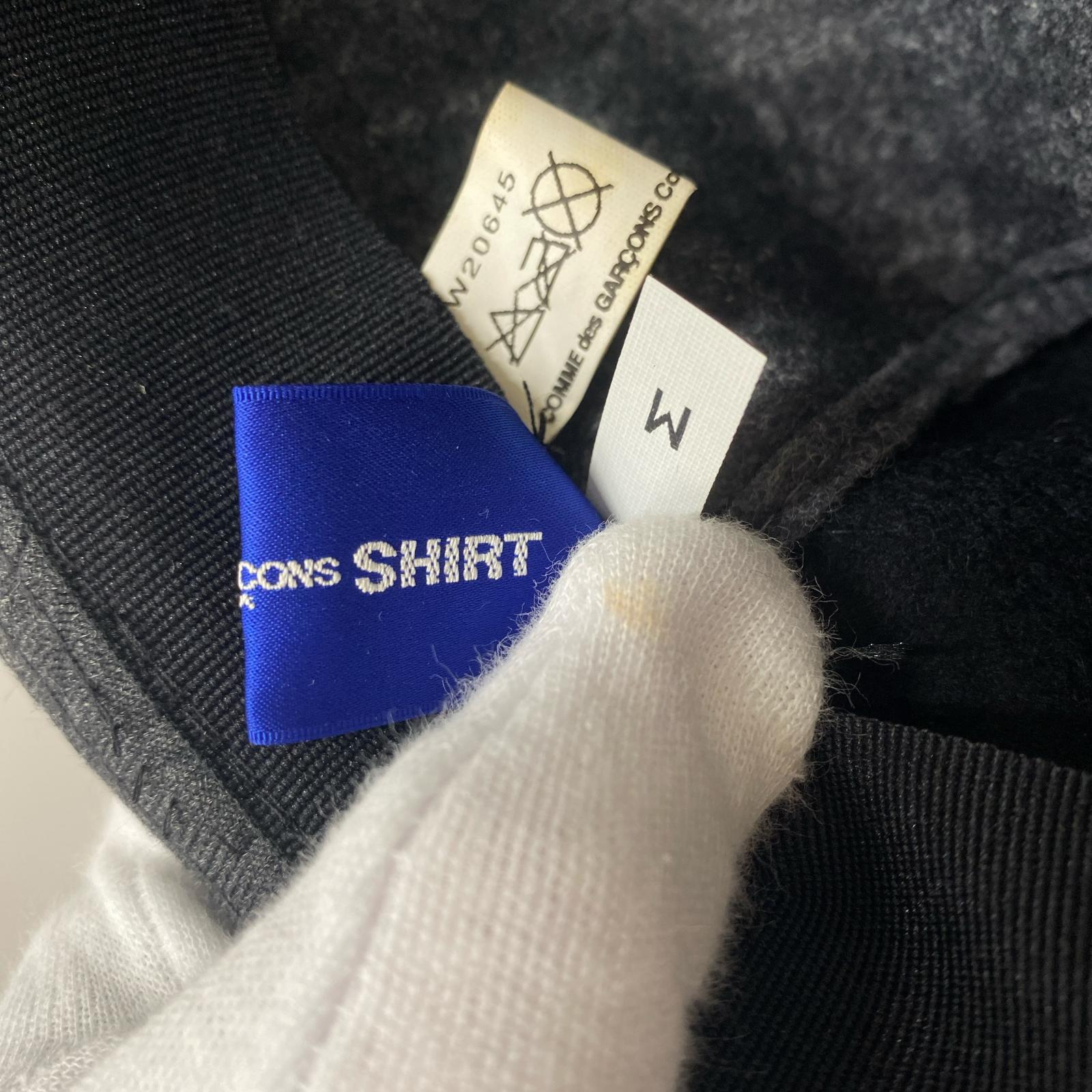 ハット SHIRT 切替 ハット 黒 M
