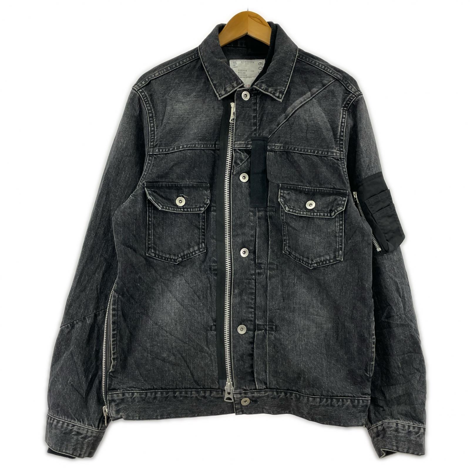 デニムジャケット DENIM BLOUSON BLK (1) 1 ブラック