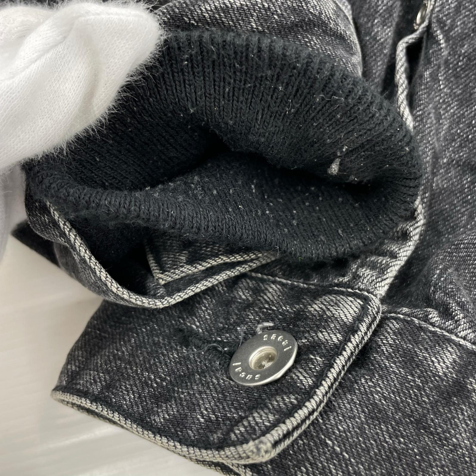 デニムジャケット DENIM BLOUSON BLK (1) 1 ブラック