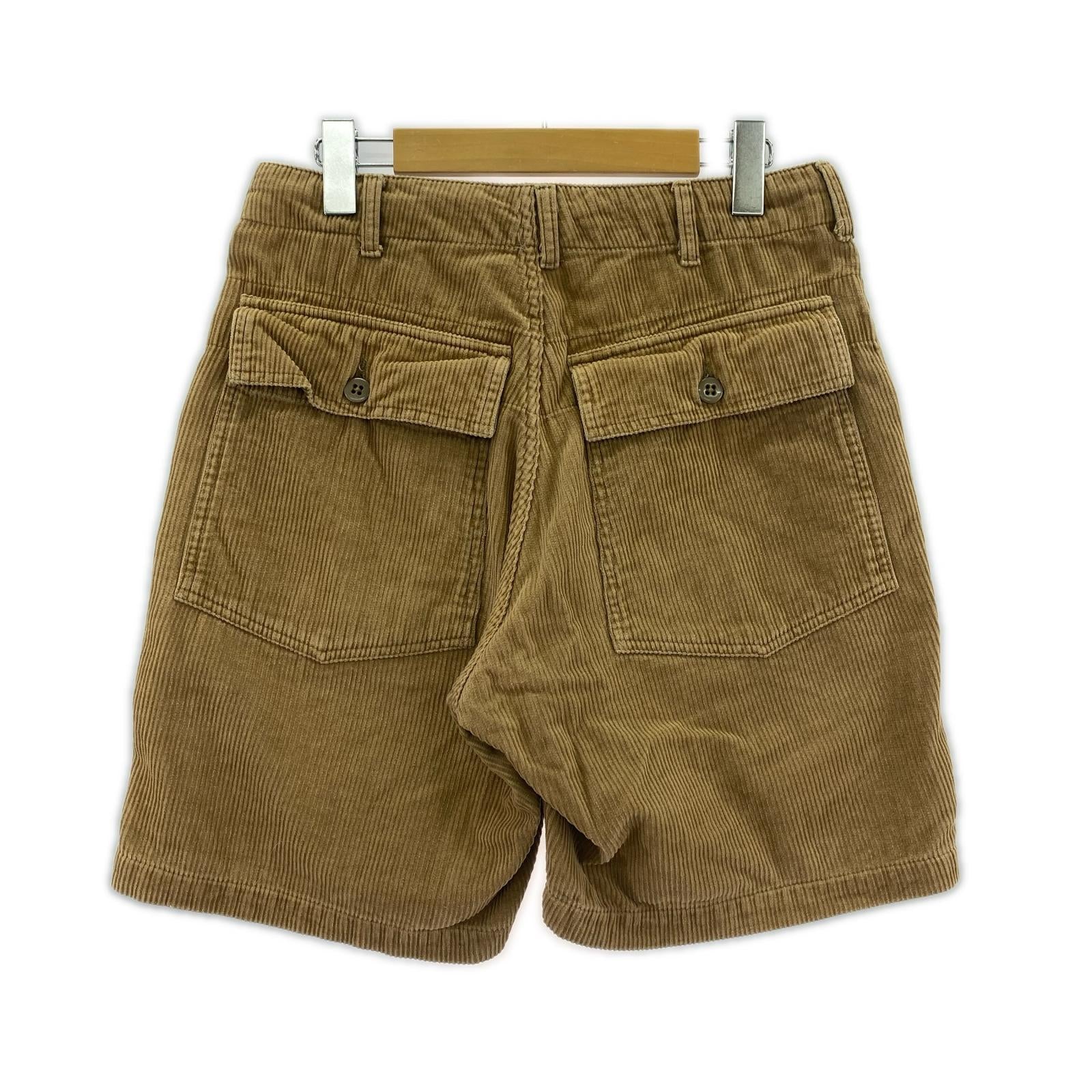 ショートパンツ コーデュロイ　ショーツ　BRN ベージュ
