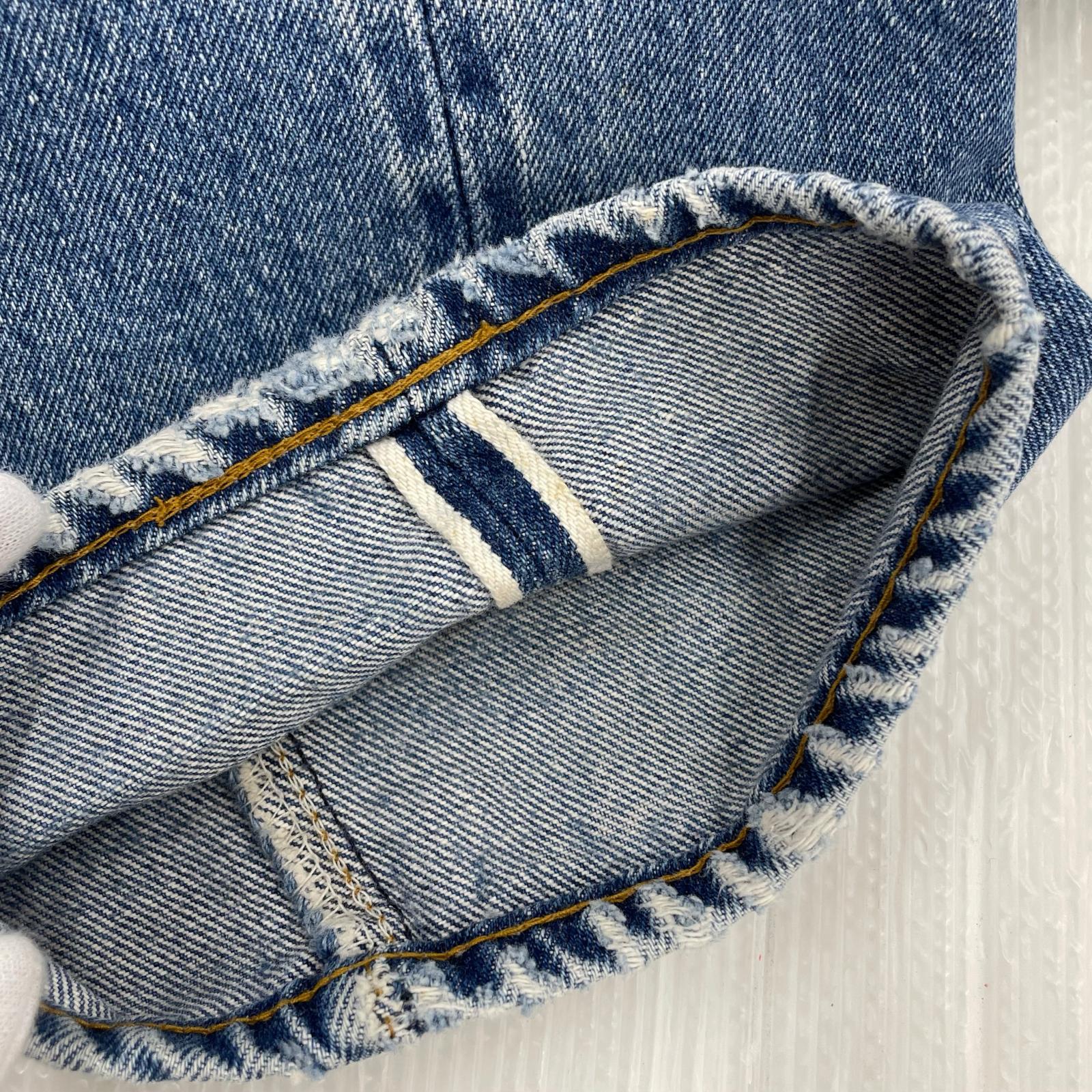 デニムパンツ 80s 501 ボタン裏558 デニム　収縮率10％ 30 ブルー