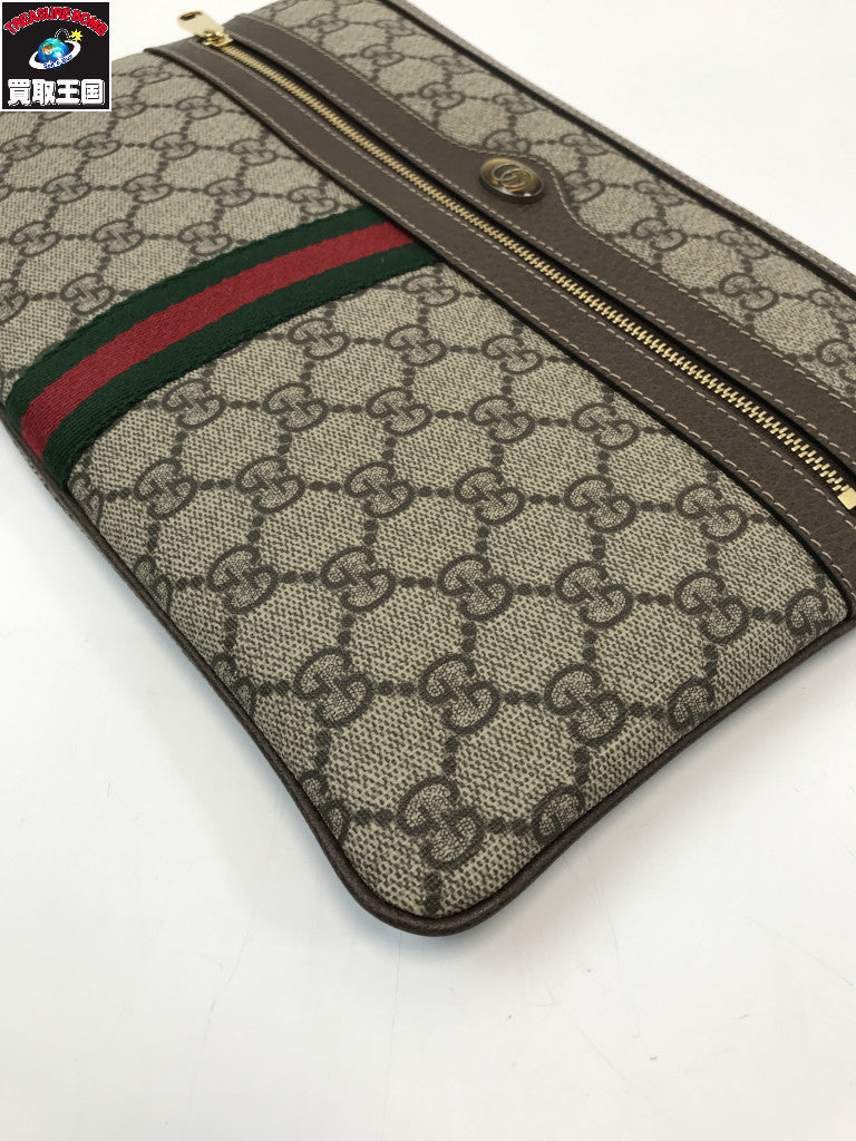 GUCCI　GGスプリーム　517551　クラッチ