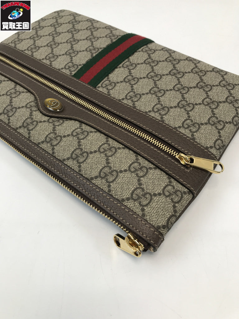 GUCCI　GGスプリーム　517551　クラッチ