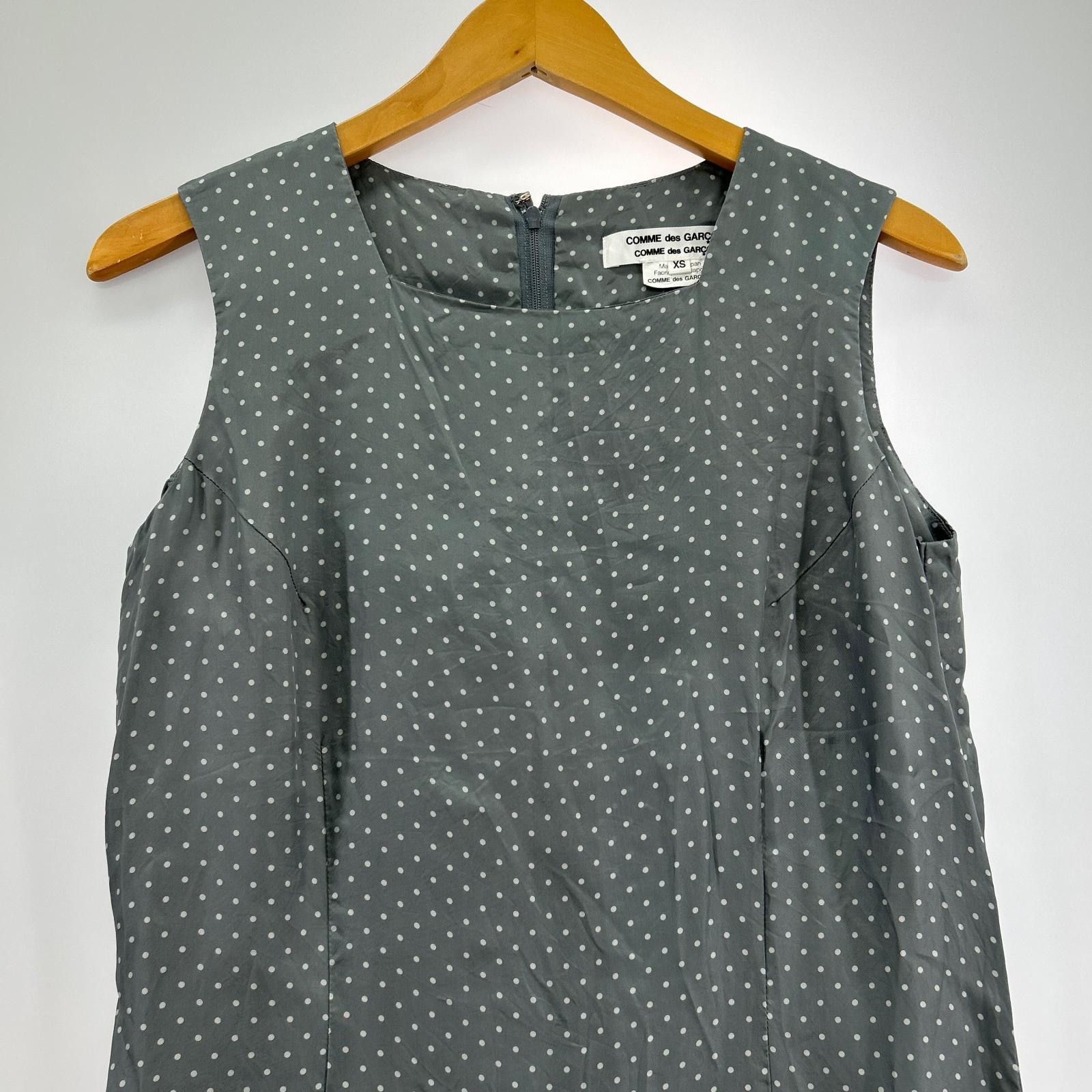 ワンピース COMME des GARCONS ドットNSワンピース (XS) グレー グレー