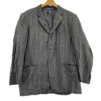 テーラードジャケット HOMME SAMPLE 3BストライプテーラードJKT (M) グレー M グレー