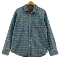 長袖シャツ Supreme　Arc Jacquard Denim Shirt S