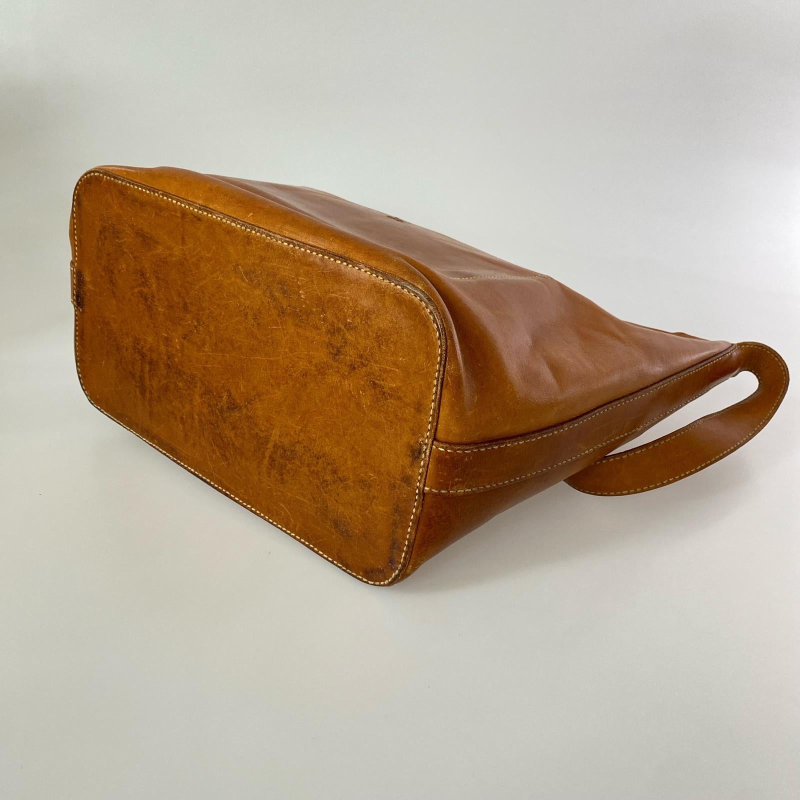 ショルダーバッグ HENRY CUIR　ショルダーバッグ　茶 ブラウン