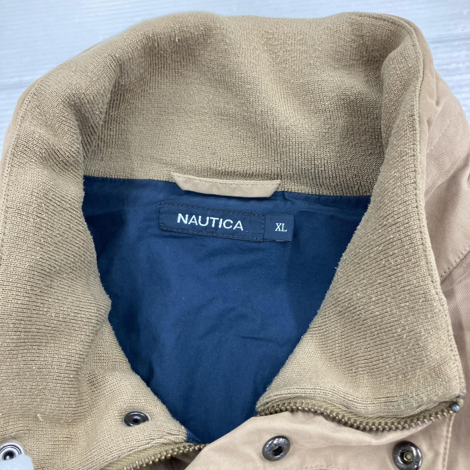 ブルゾン NMJ10087 ナイロン ハイネック ベージュ (XL) ベージュ