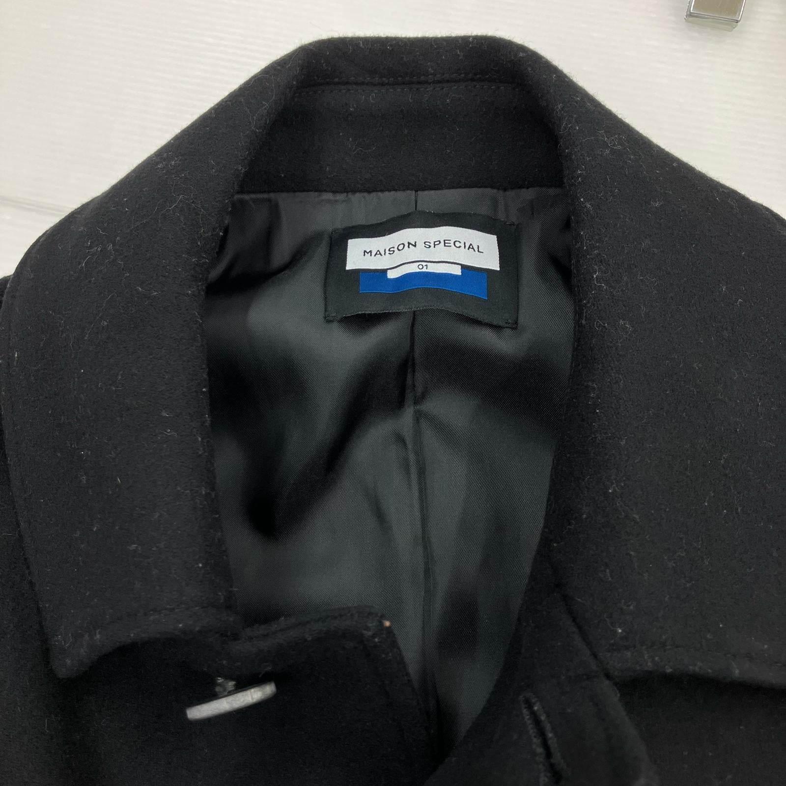 ジャケット Prime-Over Melton Balmachan Coat (1) ブラック
