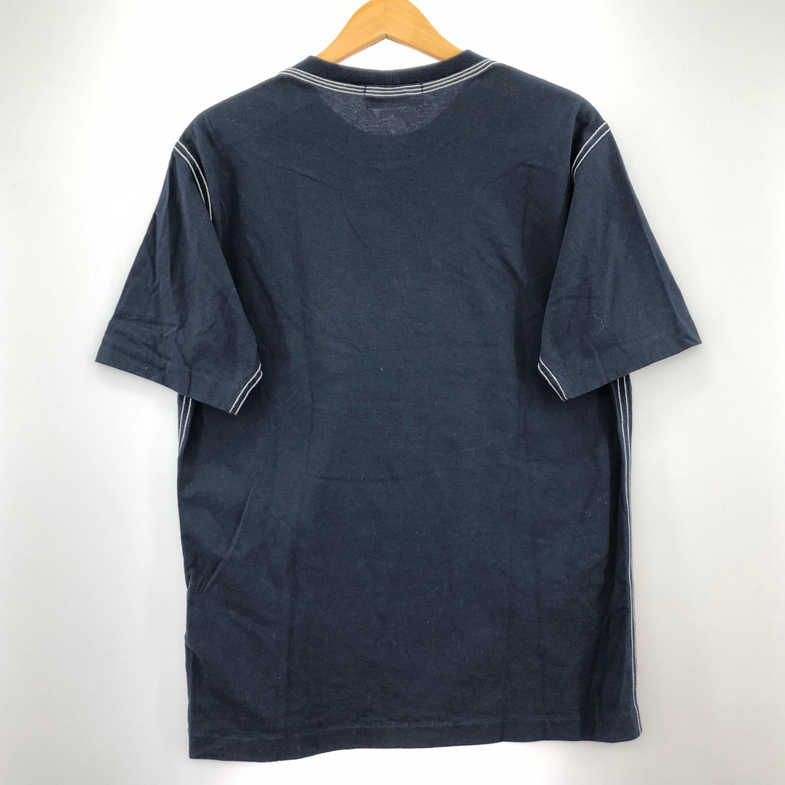 半袖Ｔシャツ エンブロイダリー ロゴ/インサイドアウト/S/741520644 S ネイビー