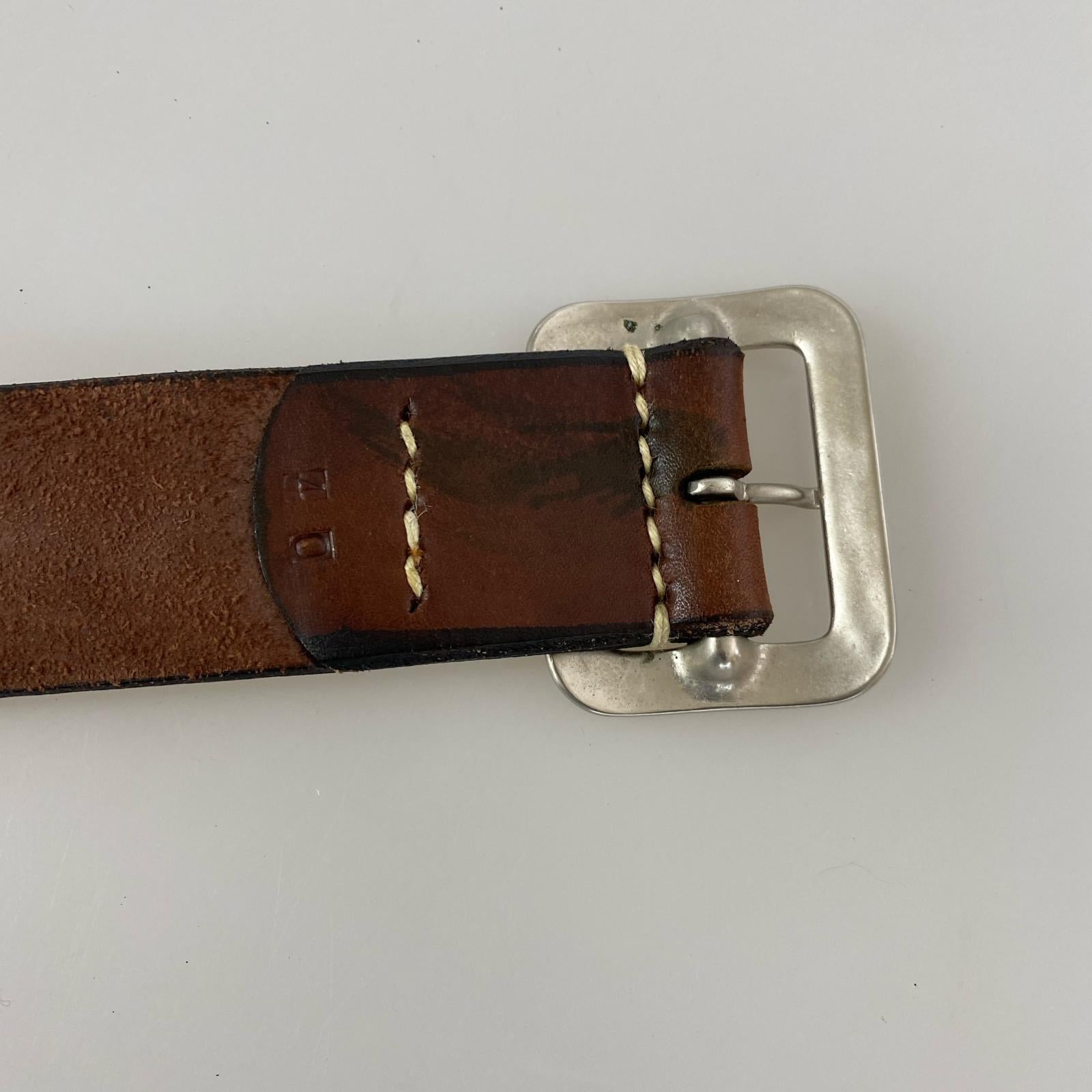 その他アクセサリー レザーベルト ブラウン ブラウン