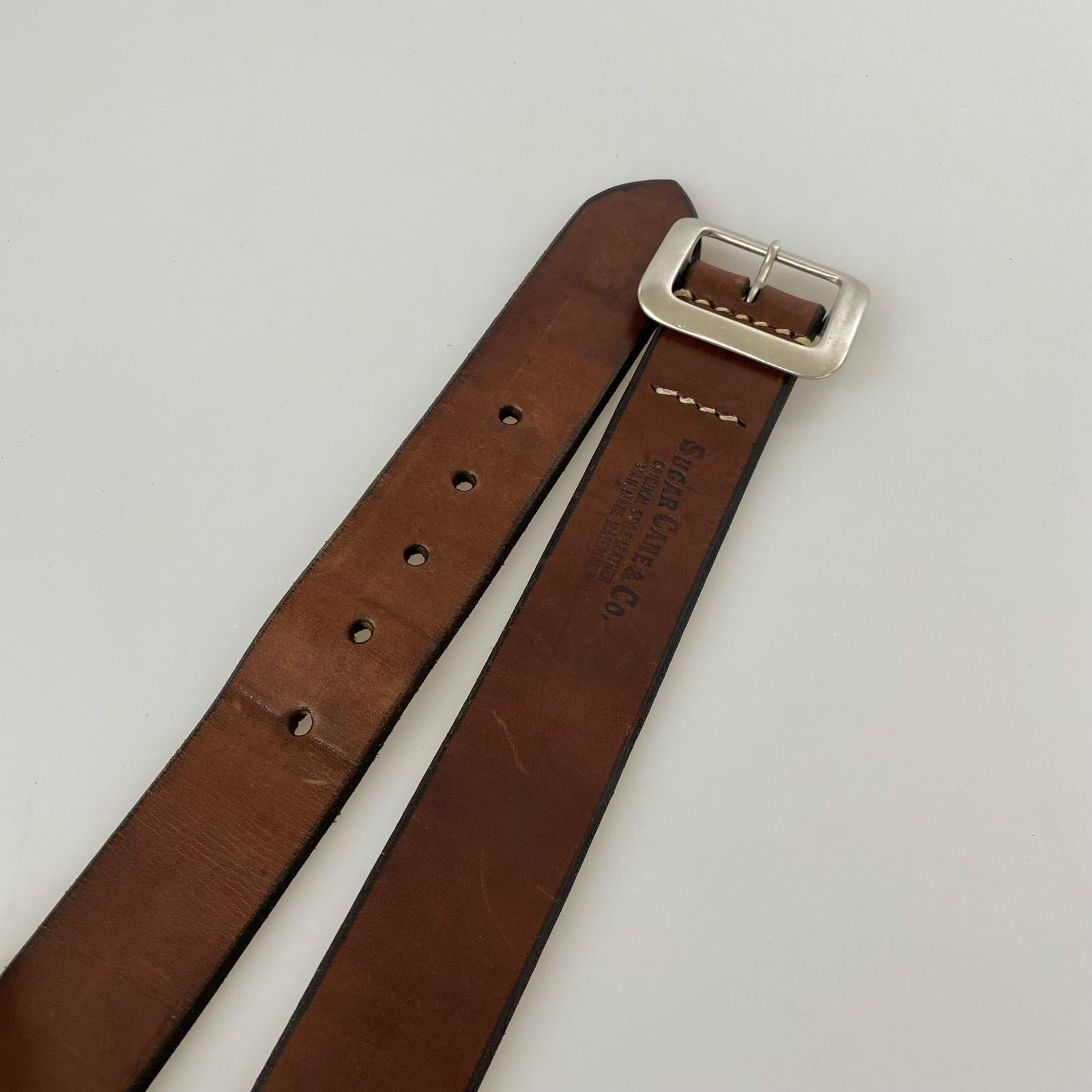 その他アクセサリー レザーベルト ブラウン ブラウン
