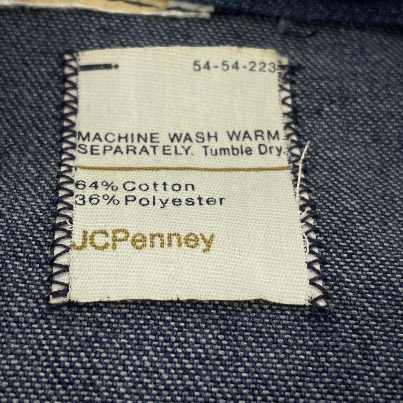 ジャケット 70s BIG MAC JCPenney デニムカバーオール ネイビー
