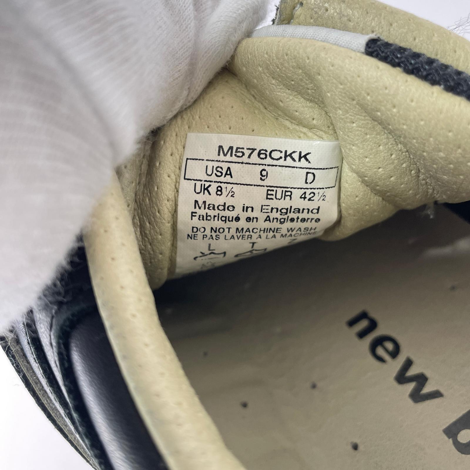 スニーカー M576CKK イングランド製 (8 1/2) ブラック