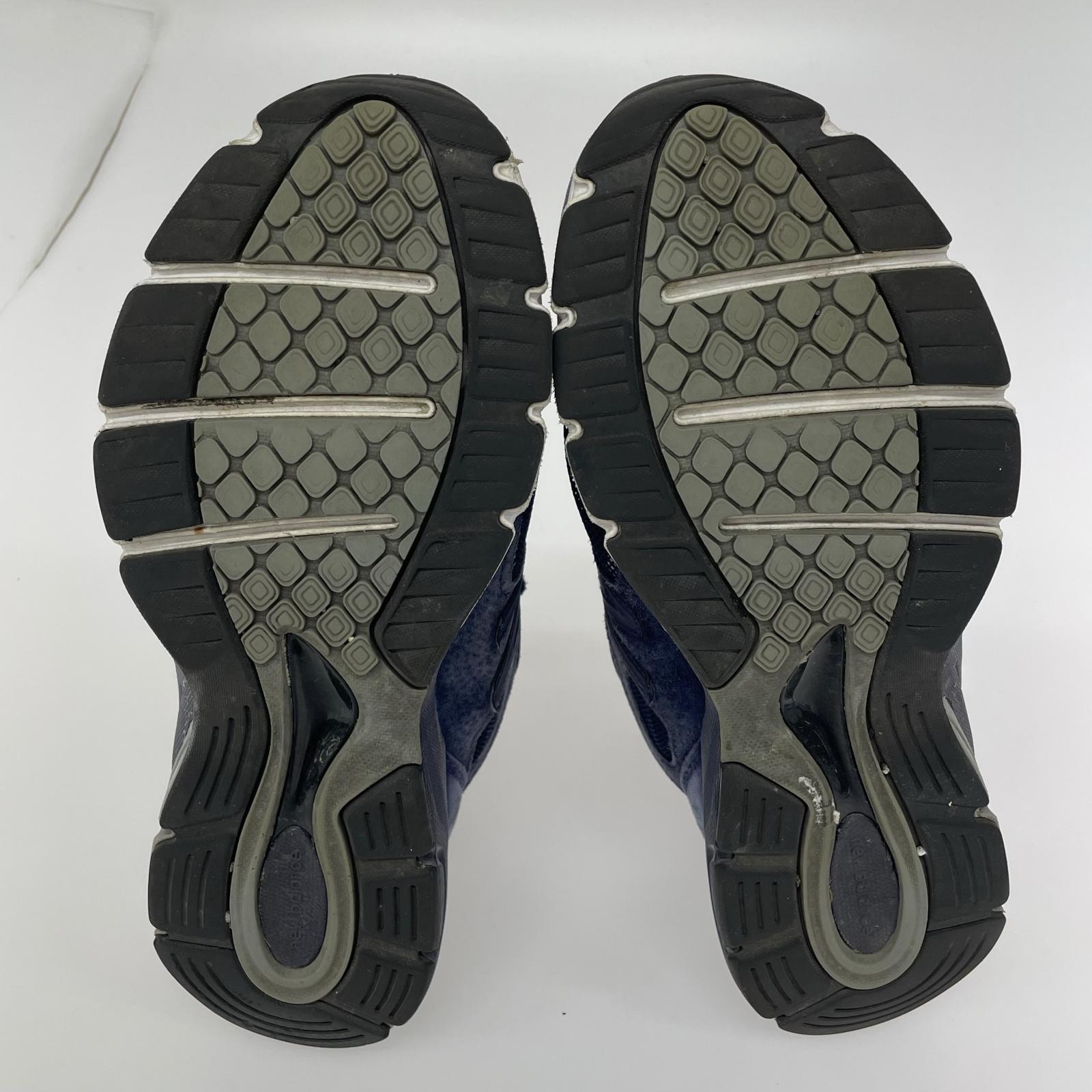 スニーカー USA製 M990NLE4 紺 (28.0) 28cm (US10 UK9 1/2 EU46) ネイビー