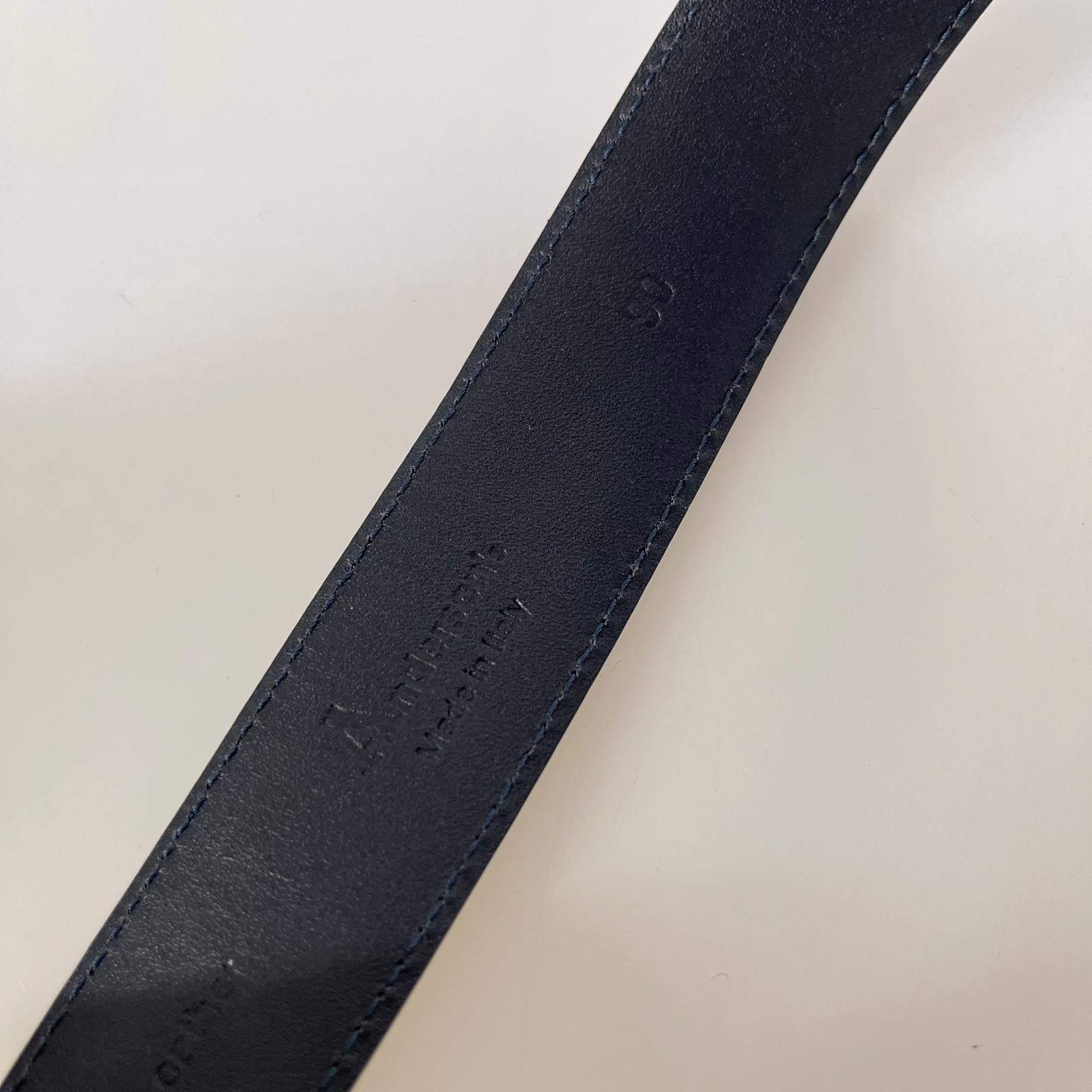その他アクセサリー ANDERSONS　ベルト ネイビー