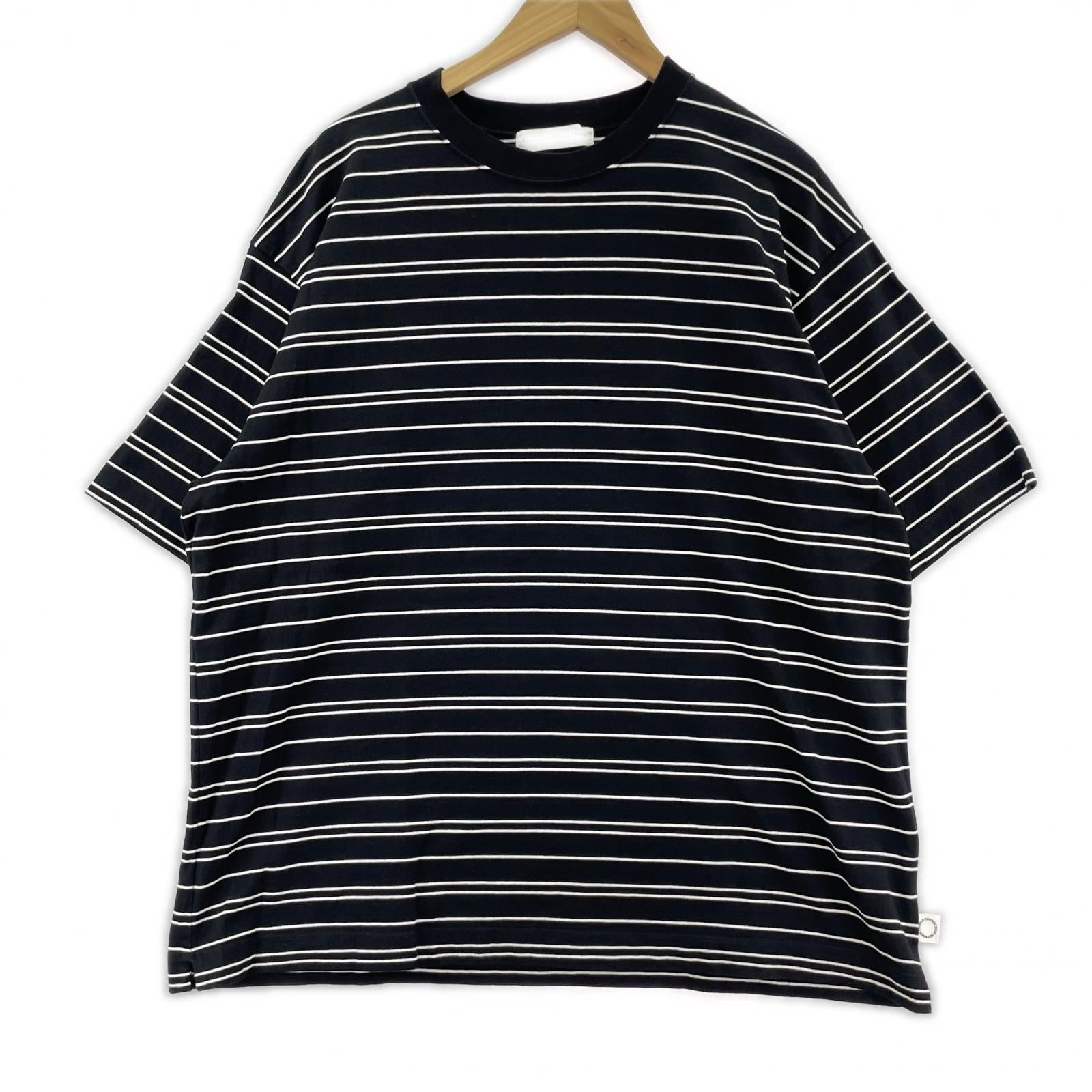 半袖Ｔシャツ Connection Between People ボーダカットソー L ブラック