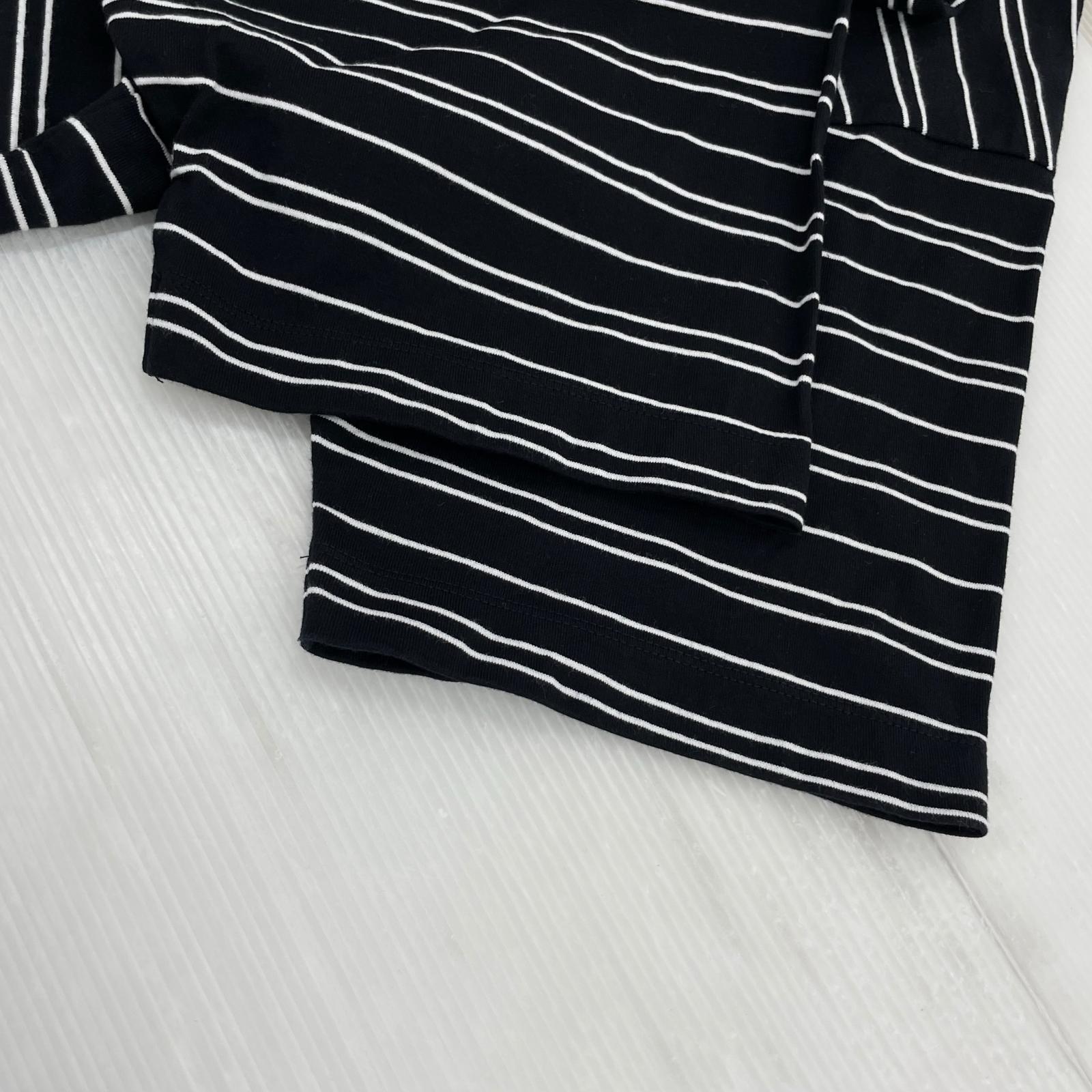 半袖Ｔシャツ Connection Between People ボーダカットソー L ブラック