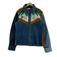 デニムジャケット 70’S Antonio Guiseppe USA製 デニムシャツ (3XL) ブルー