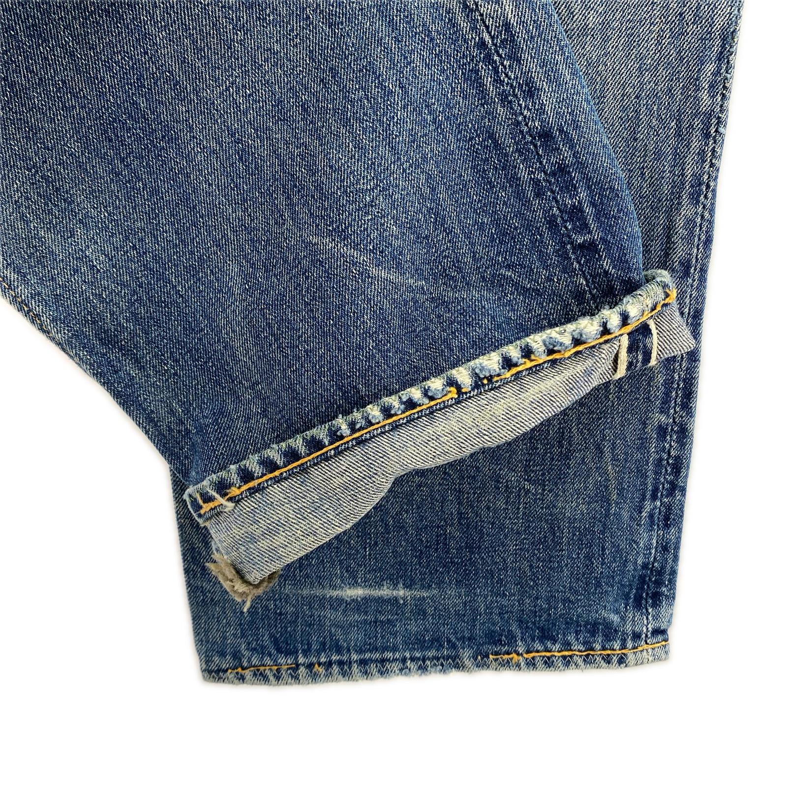 デニムパンツ 501XX ボタン裏刻印無し ブルー