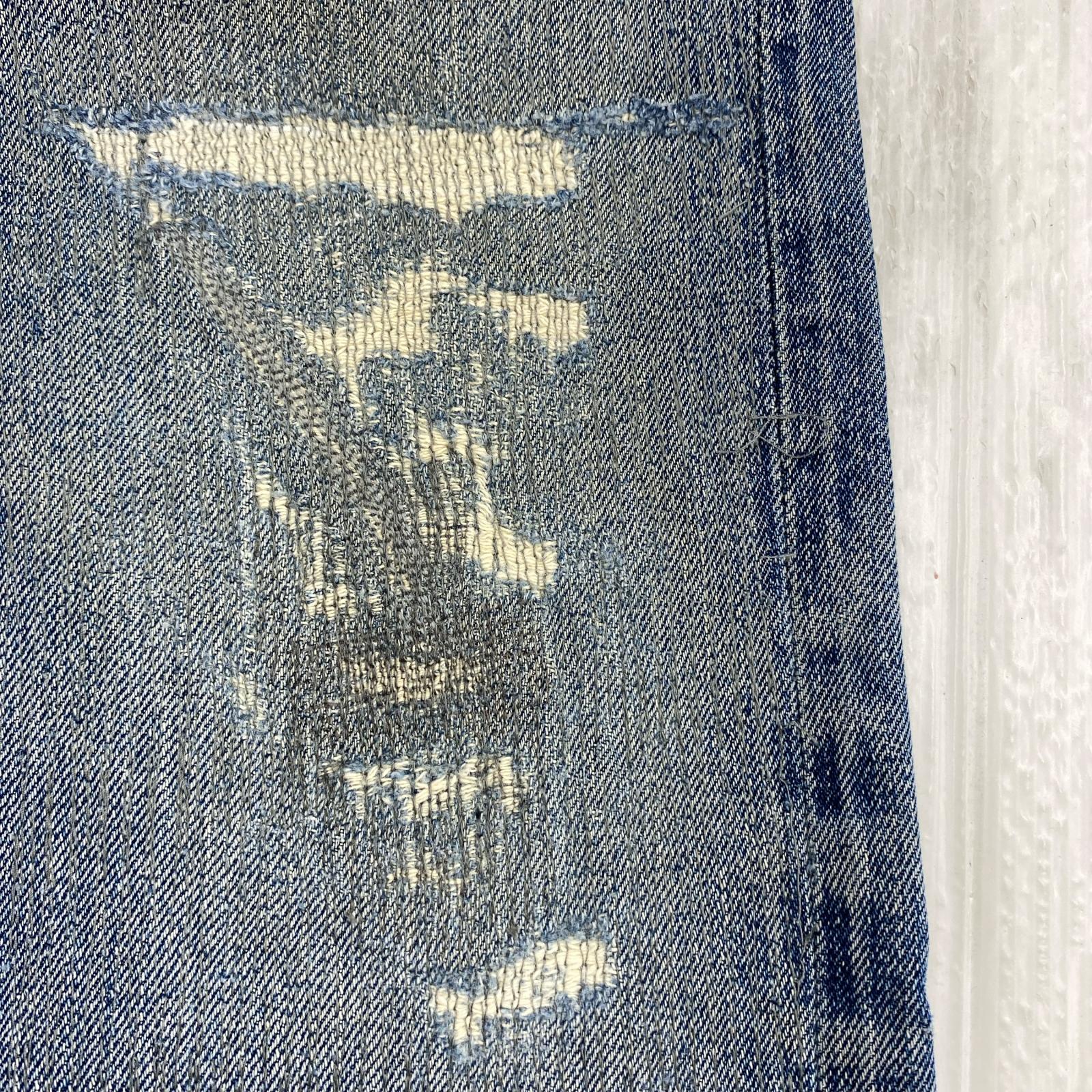 デニムパンツ 501XX ボタン裏刻印無し ブルー
