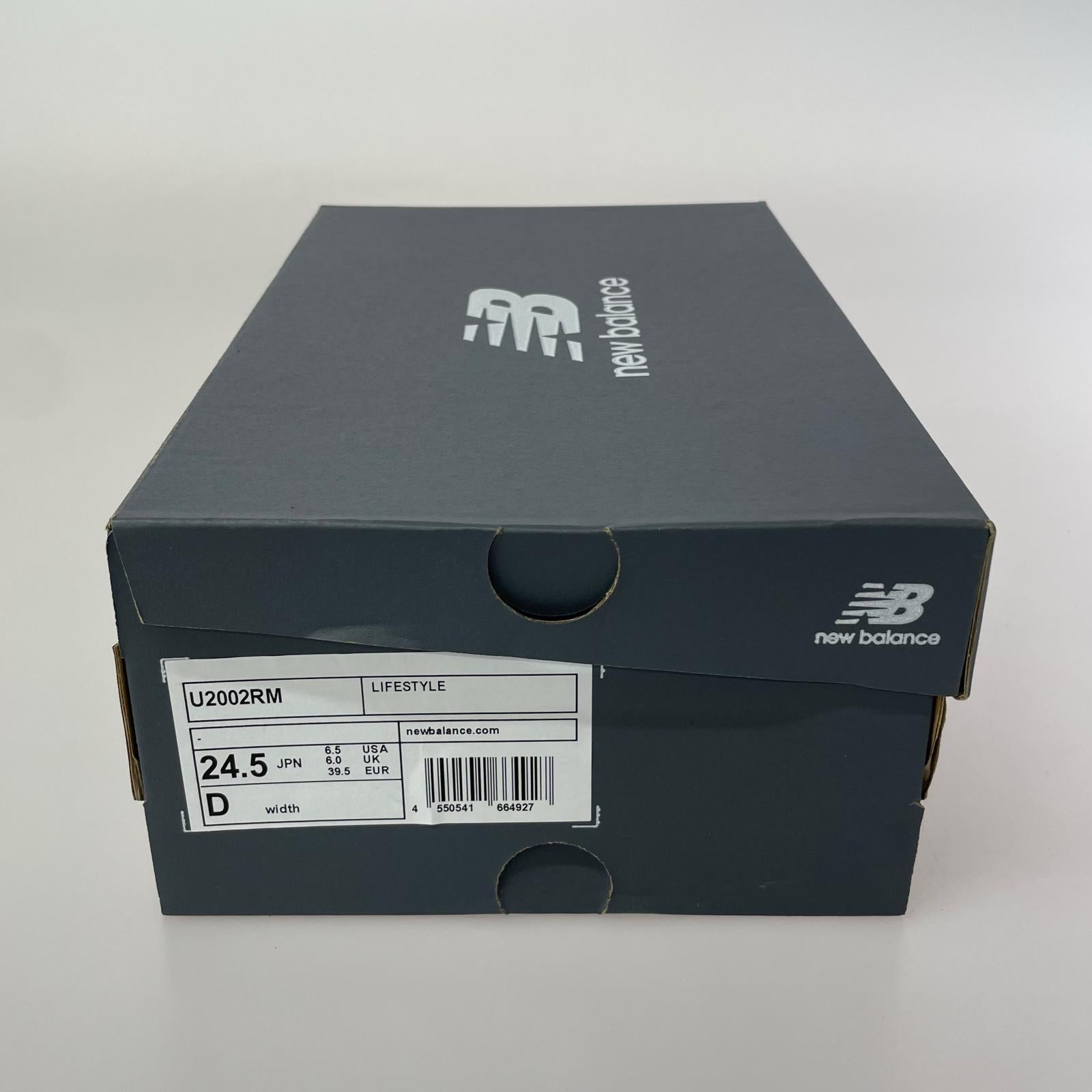 スニーカー U2002RM 24.5 24.5cm (US6 1/2 UK6 EU39) ブラック