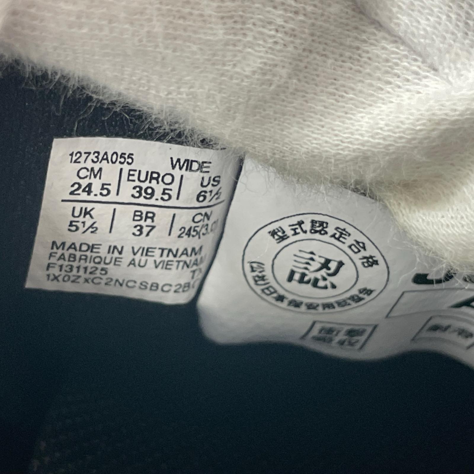スニーカー 安全靴 1273A055 24.5 24.5cm (US6 1/2 UK6 EU39) ブラック
