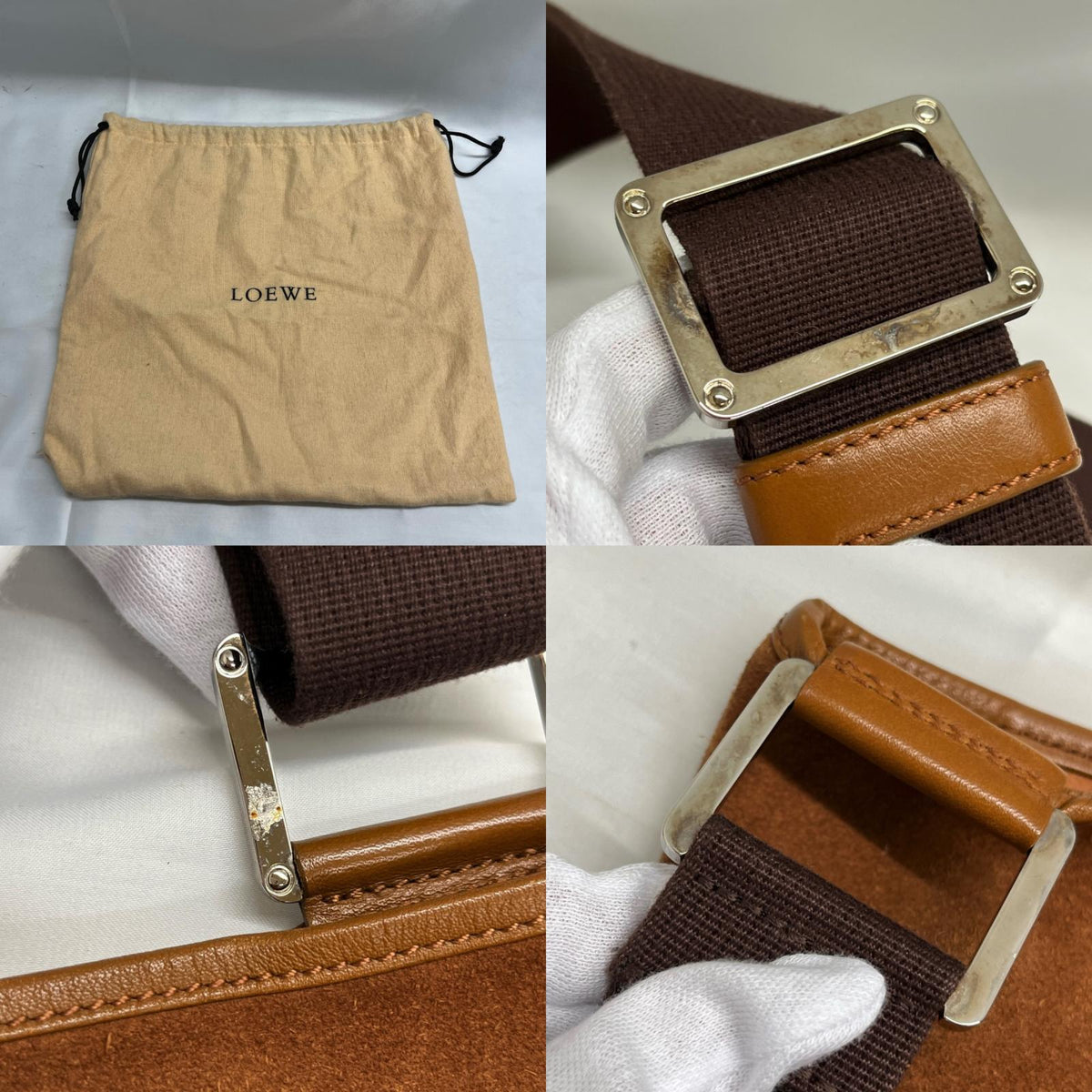 LOEWE アナグラム レザー