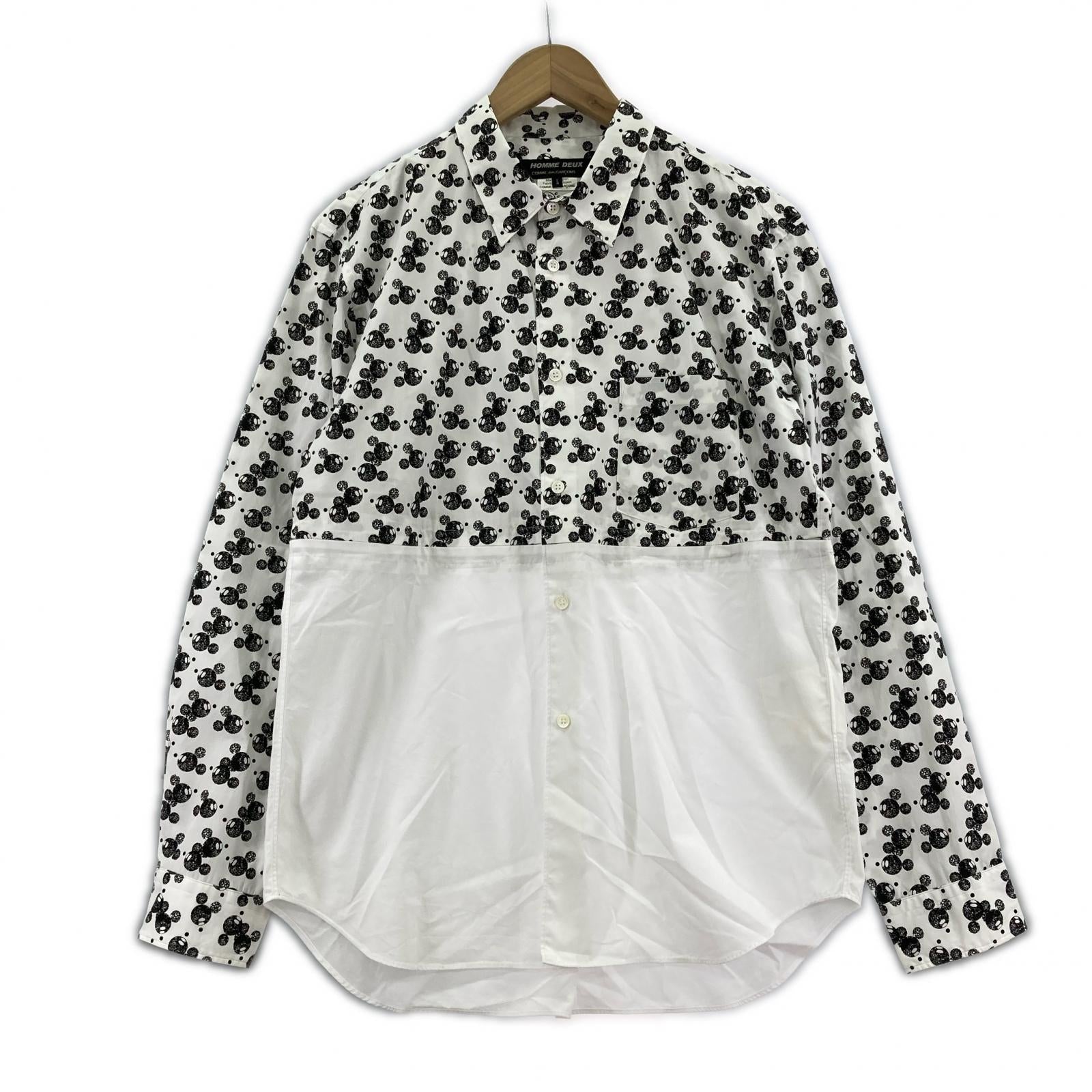 長袖シャツ HOMME DEUX Disney 切替 L