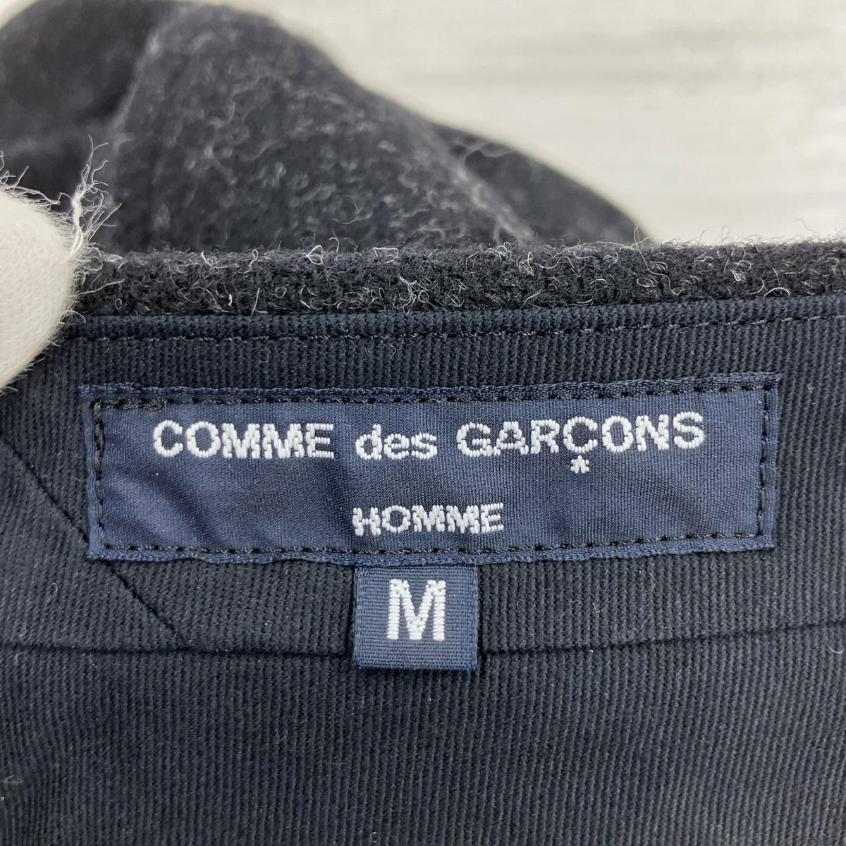 パンツ HOMME ウールパンツ 黒 M ブラック