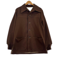 長袖シャツ FARAH USA製 シャツジャケット ブラウン ブラウン