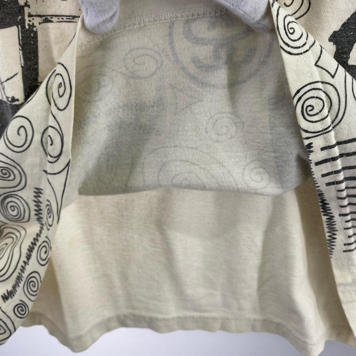 半袖Ｔシャツ 00s オーバープリント S/Sカットソー ホワイト L ホワイト