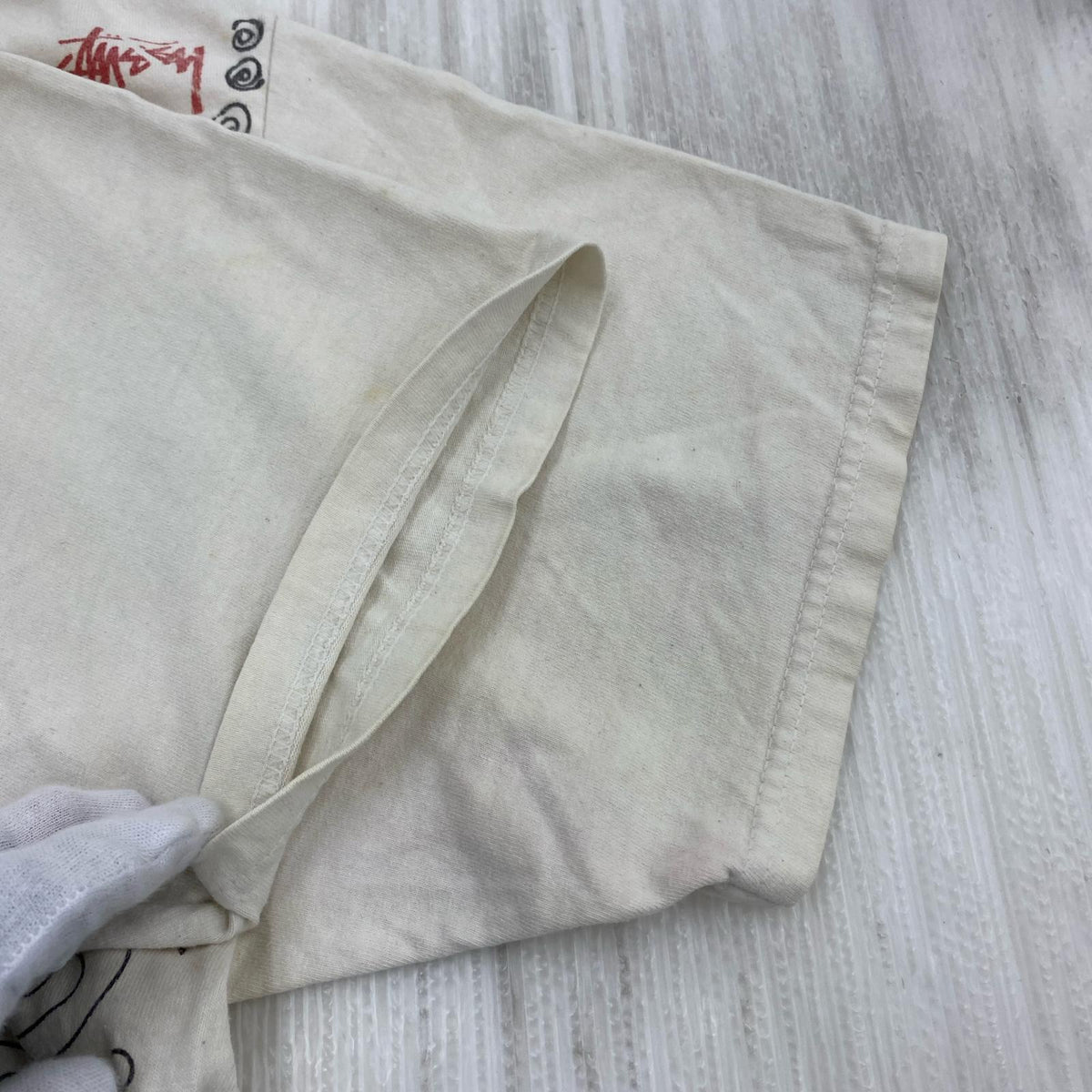 半袖Ｔシャツ 00s オーバープリント S/Sカットソー ホワイト L ホワイト