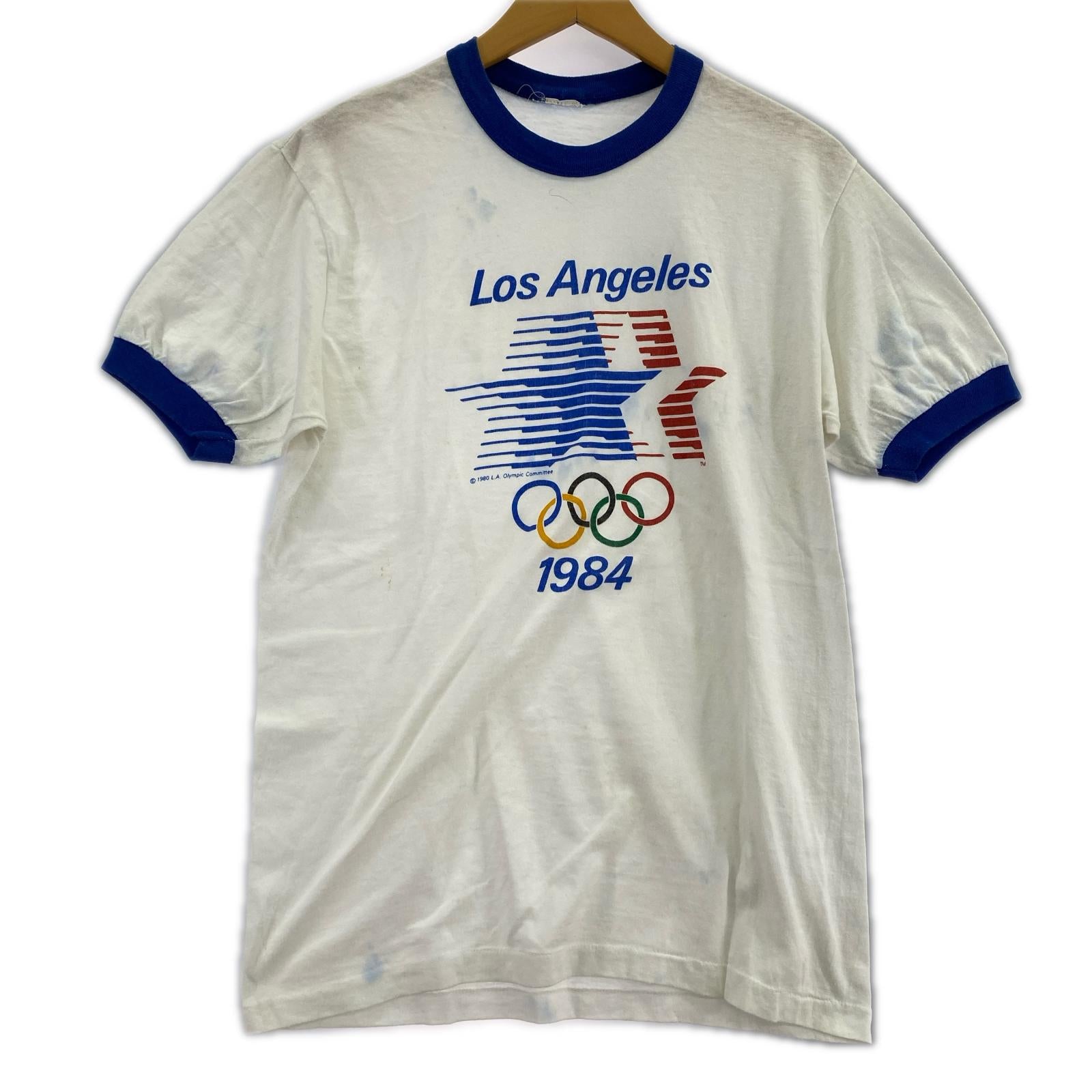 半袖Ｔシャツ 1984年 ロサンゼルスオリンピック リンガーTee ホワイト