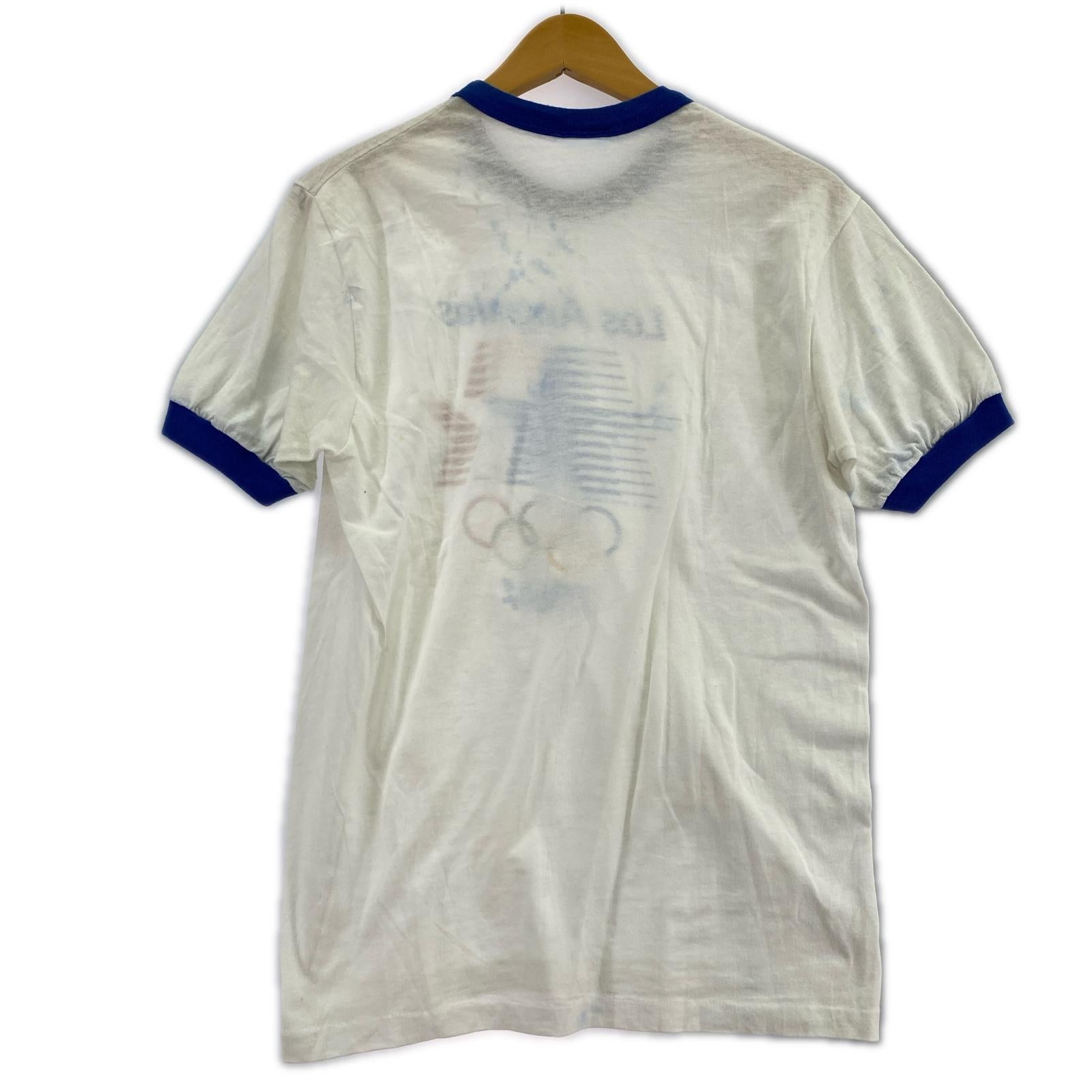 半袖Ｔシャツ 1984年 ロサンゼルスオリンピック リンガーTee ホワイト