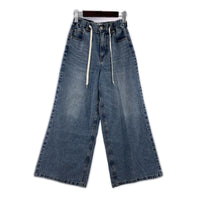 デニムパンツ MILA PANTS ウエストゴムドロストイージーデニムパンツ