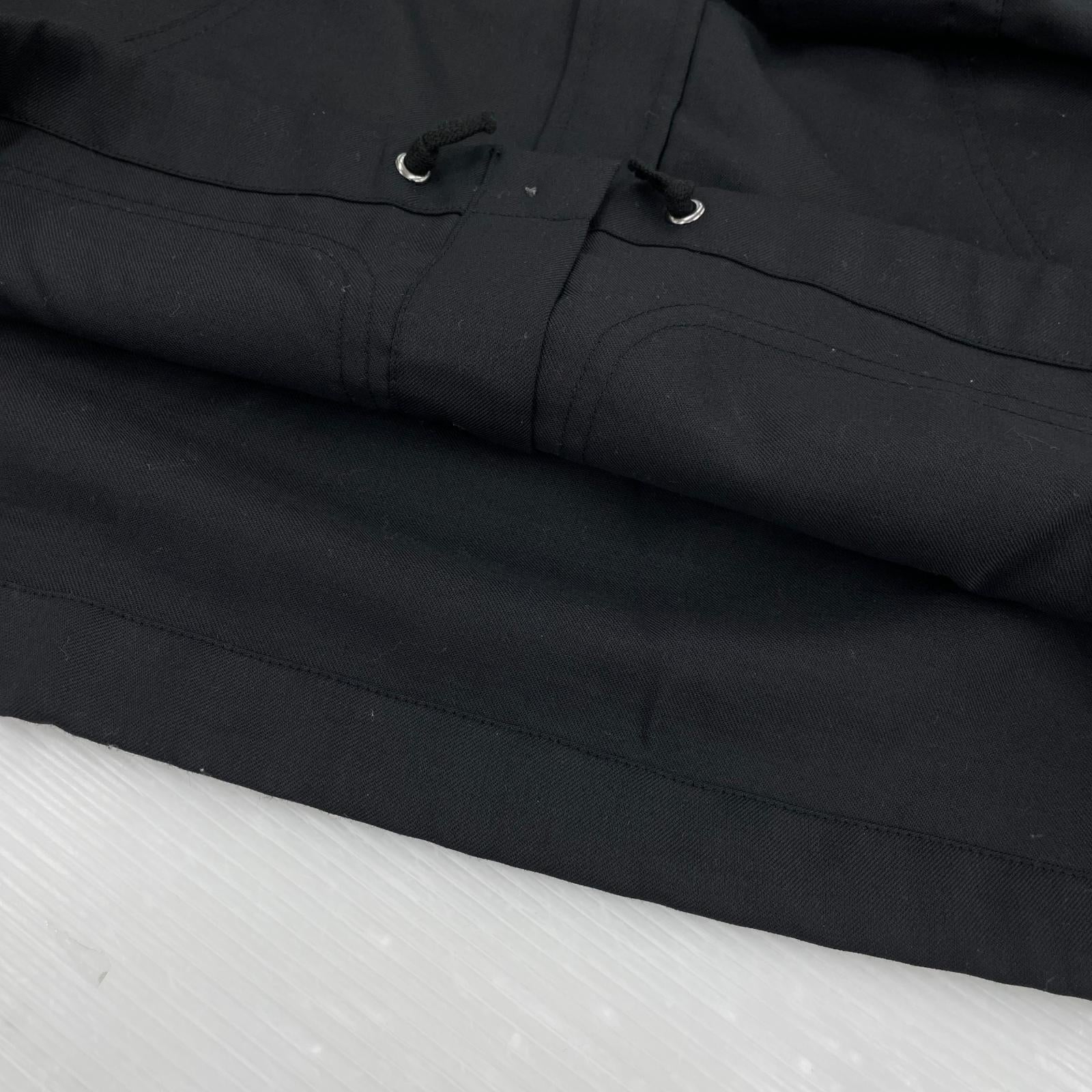 長袖シャツ 西川毛織 Prime-Over Wool Curve Shirt 黒 ブラック