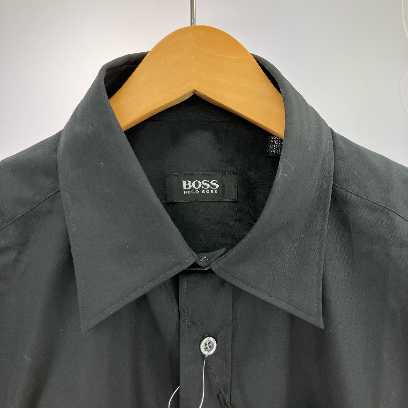 長袖シャツ HUGO BOSS　半袖 42 ブラック