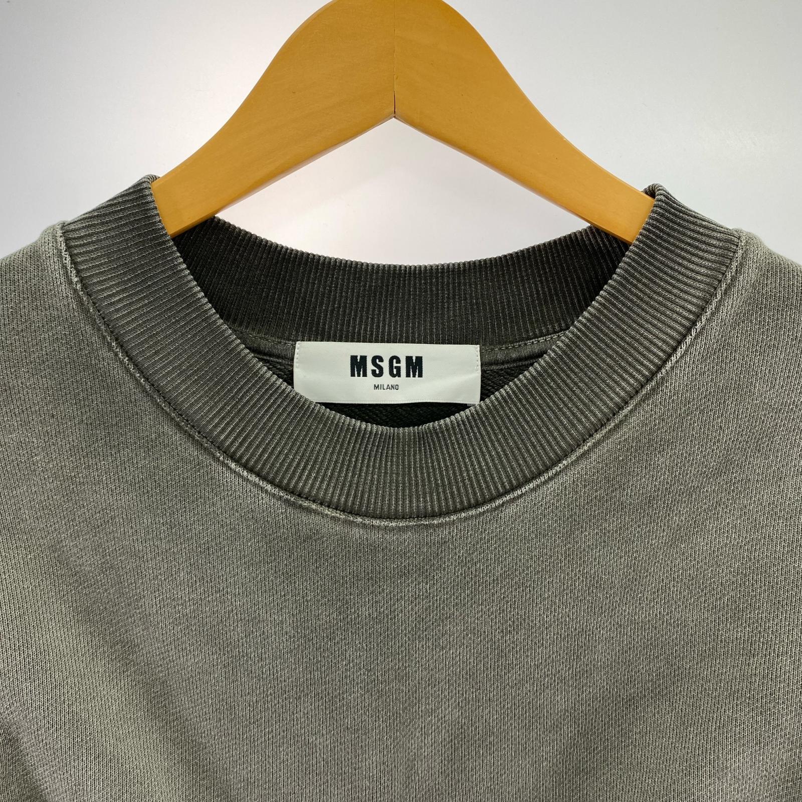 スウェット Pre-Washed Jersey Sweatshirt L グレー