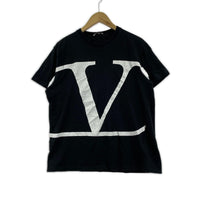 半袖Ｔシャツ V LOGO PRINT TEE SV3MG02T5F6 L ブラック