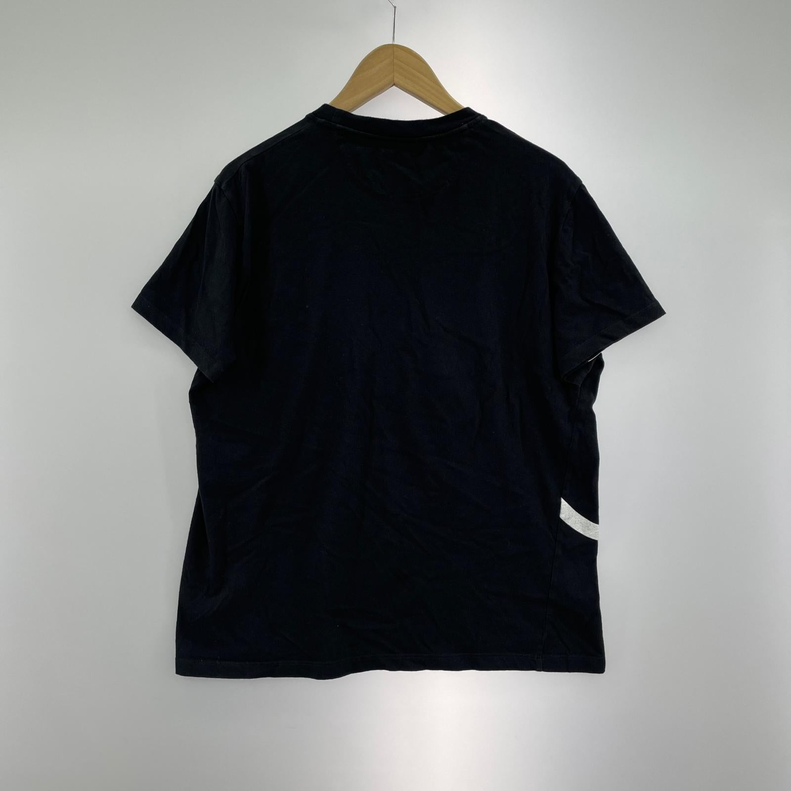 半袖Ｔシャツ V LOGO PRINT TEE SV3MG02T5F6 L ブラック