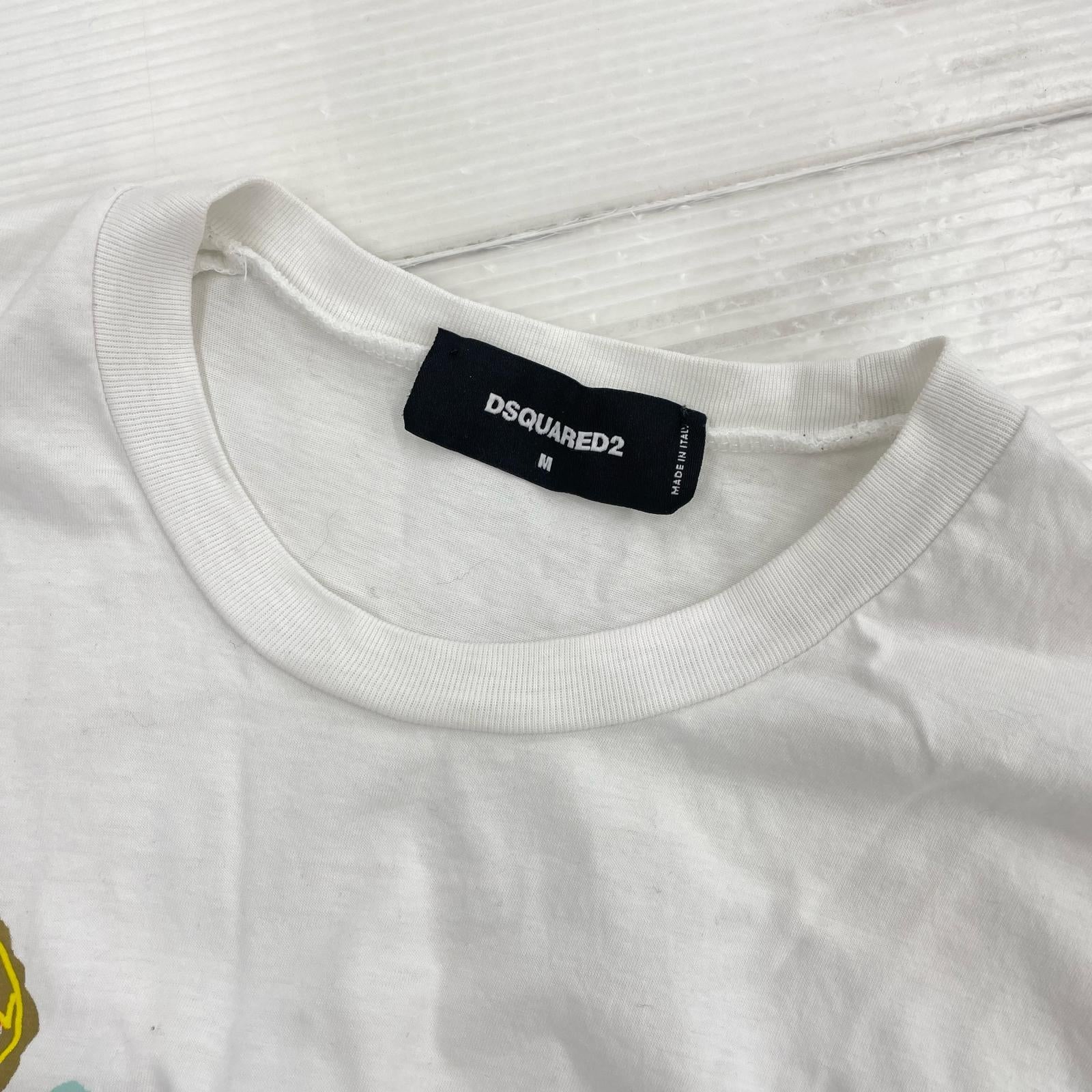 半袖Ｔシャツ グラフィックTシャツ　白　M M ホワイト