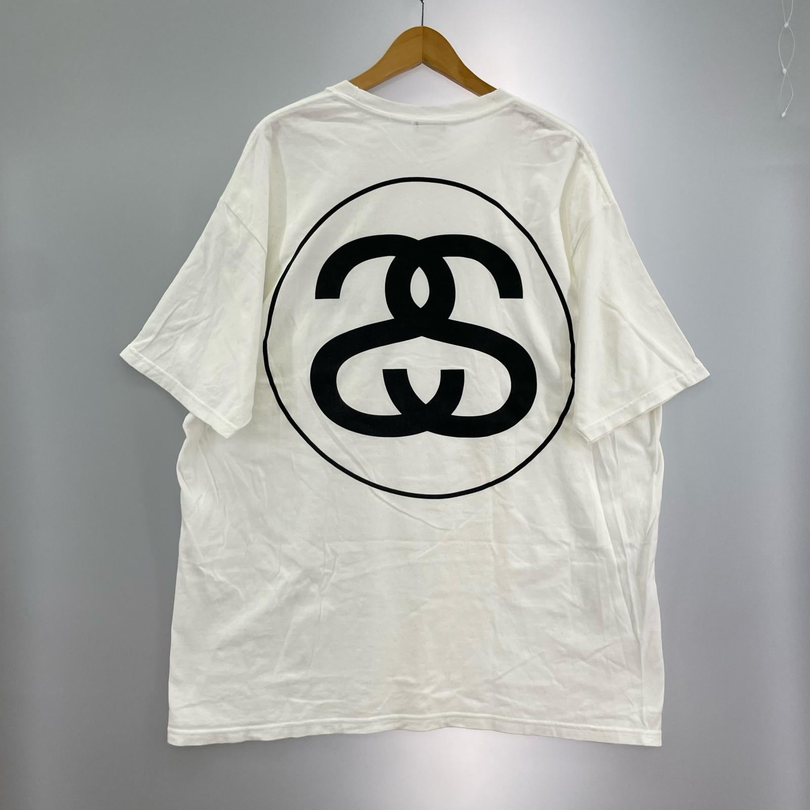 半袖Ｔシャツ STUSSY SSリンクロゴS/STEE 白 (XL) ホワイト
