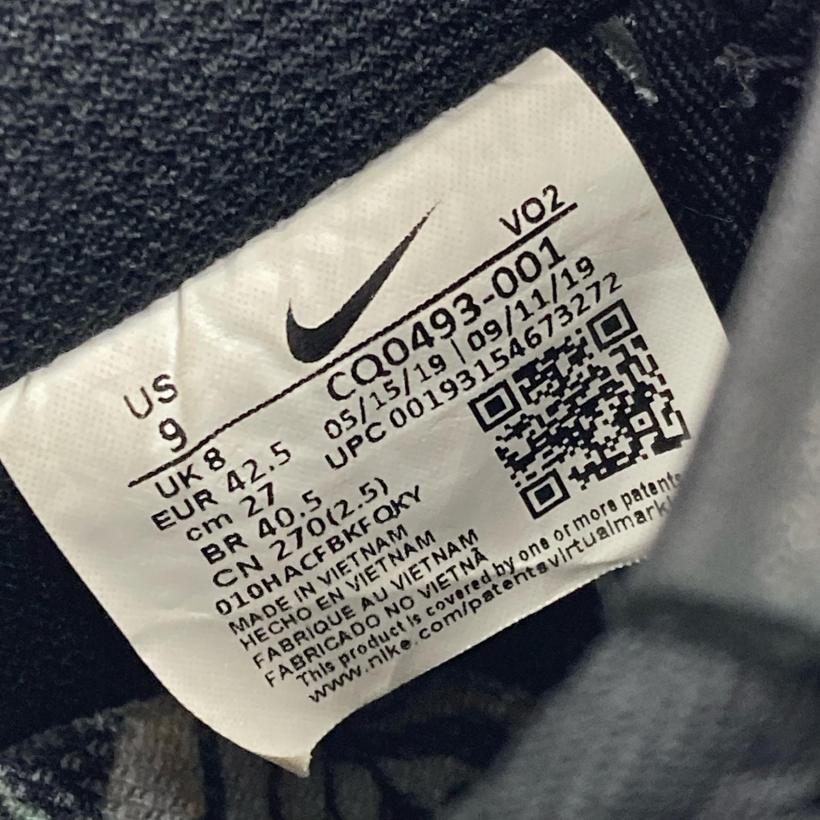 スニーカー NIKE×Colin Kaepernick AIR FORCE 1 LOW CQ0493-001 黒 (27) 27cm (US9 UK8 1/2 EU44) ブラック