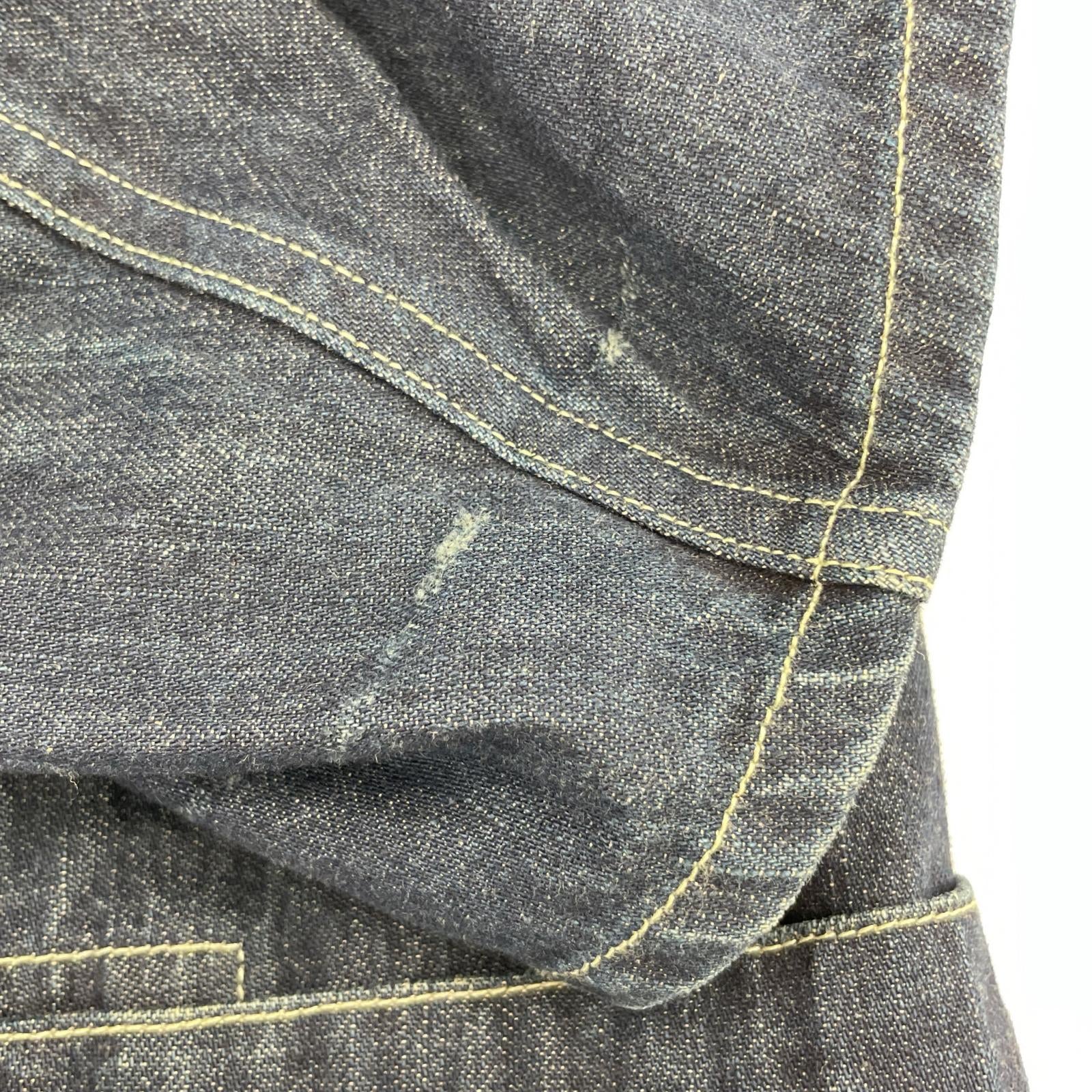 テーラードジャケット BRITSH WORK JACKET OLDER INDIGO (38) 38 ブルー