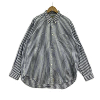 長袖シャツ SEDAN ALL-PURPOSE ストライプビッグシャツ (XL) ブルー
