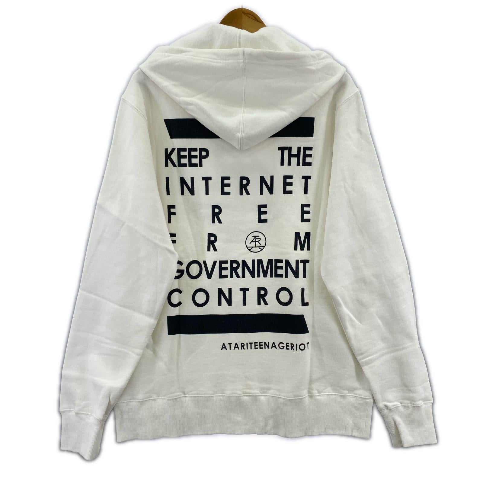 パーカー ATR/C-HOODED.LS 181FPATN-CSM02S (M) ホワイト M ホワイト