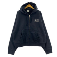パーカー 25AW STONE WASHED FLEECE ZIP FJ9175-010 M ブラック